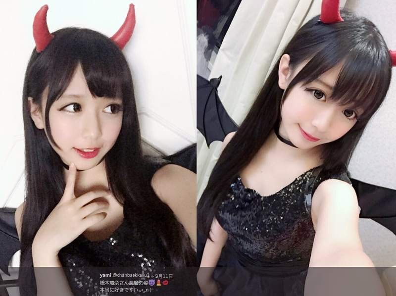 正点妹子yami “恶魔环奈”坏坏打扮招人喜欢