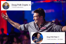 Doug Polk的加密货币频道订阅量超过扑克频道-博狗扑克 蜗牛扑克 德州扑克跟我学