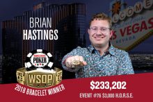Brian Hastings赢得个人第4条WSOP金手链-博狗扑克 蜗牛扑克 德州扑克跟我学