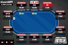 博狗扑克:牌局分析:同花A8,翻牌圈拿到同花,转牌圈如何行动?-博狗扑克 蜗牛扑克 德州扑克跟我学