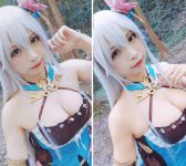 资深coser贤儿Sherry Cosplay《爱琳:末神世界》白之神爱夏超性感-博狗扑克 蜗牛扑克 德州扑克跟我学