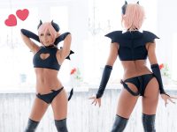 网红正妹示范小恶魔泳装 性感泳装美女前凸后翘令人一饱眼福-博狗扑克 蜗牛扑克 德州扑克跟我学