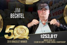 前WSOP主赛冠军Jim Bechtel取得$10,000无限2-7单次换赛事冠军-博狗扑克 蜗牛扑克 德州扑克跟我学