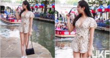 度假惊见「低胸洋装妹」!深V开口「半乳外露」!浑圆美景让整船游客都受不了啦!-博狗扑克 蜗牛扑克 德州扑克跟我学