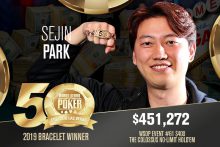 韩国选手Sejin Park斩获2019 WSOP巨人赛冠军，入账$451,272-博狗扑克 蜗牛扑克 德州扑克跟我学