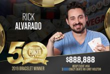 Rick Alvarado斩获2019 WSOP疯狂888赛事冠军，入账$888,888-博狗扑克 蜗牛扑克 德州扑克跟我学