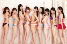 SUPER GiRLS成员比基尼写真 性感泳装美女让人清凉一夏-博狗扑克 蜗牛扑克 德州扑克跟我学