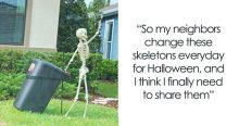 邻居万圣节活动奇葩装扮 “骷髅人”每天过节丰富多彩-博狗扑克 蜗牛扑克 德州扑克跟我学