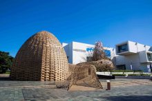 用竹籐编织装置艺术 艺术家王文志编织建筑独一无二-博狗扑克 蜗牛扑克 德州扑克跟我学