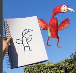 神操作把涂鸦画变成真照片 天马行空涂鸦作品已经出写真集-博狗扑克 蜗牛扑克 德州扑克跟我学