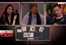 博狗扑克：毒王节目中三次跑马全胜赢下近百万美金底池-博狗扑克 蜗牛扑克 德州扑克跟我学