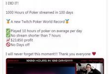 博狗扑克:利物浦玩家刷新纪录 100天内直播1000小时的扑克-博狗扑克 蜗牛扑克 德州扑克跟我学