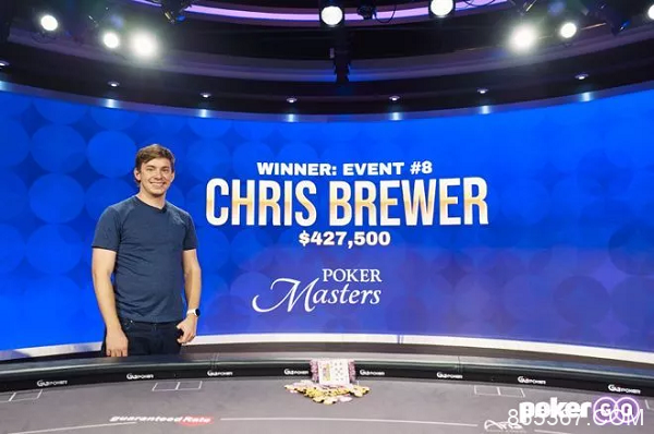 Chris Brewer崭露头角 获得扑克大师赛赛事#8冠军