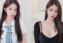 [网络美女]制服小姐姐「脸上表情好无辜」，「微露」业线好美！-博狗扑克 蜗牛扑克 德州扑克跟我学