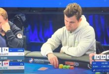 【EV扑克】用AA在一个有四张黑桃的牌面诈唬,这操作是高段亦或白痴?-博狗扑克 蜗牛扑克 德州扑克跟我学