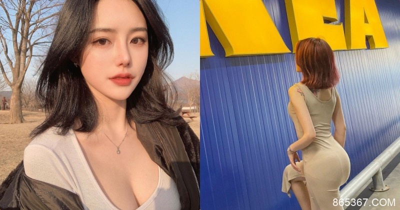 IKEA正妹「火辣背影」讓人驚豔，「性感連身裝」辣到受不了！