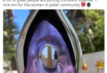 【EV扑克】女子赛奖杯酷似生殖器，玩家疯狂整活，给男子赛设计巨型牛子奖杯！-博狗扑克 蜗牛扑克 德州扑克跟我学