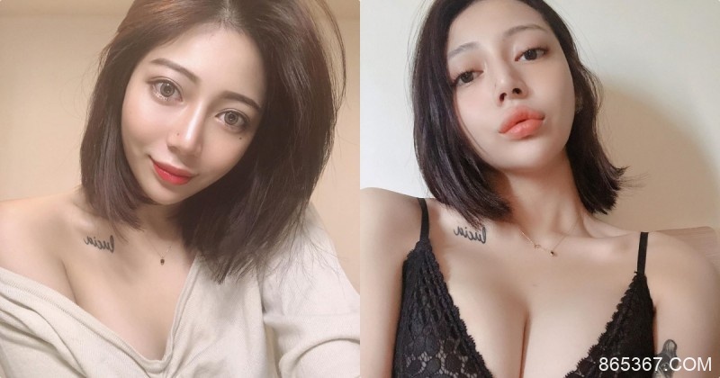 大眼正妹「Elaine菱」低胸視角好強大，迷人美乳展現超火辣魅力！