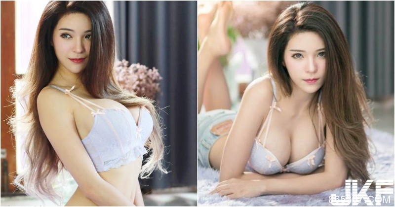 好辣的胸！「長髮巨奶妹」超挺美乳好吸睛！「深邃事業線」好想埋進去啊！