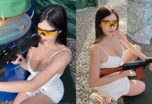 長腿正妹「羅莉 Rolly」爆乳打靶 超強後座力讓巨乳狂震-博狗扑克 蜗牛扑克 德州扑克跟我学