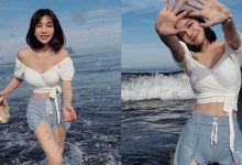 「氣質短髮妹」海邊戲水展細腰,「鮮嫩水滴型」征服整條海岸線-博狗扑克 蜗牛扑克 德州扑克跟我学