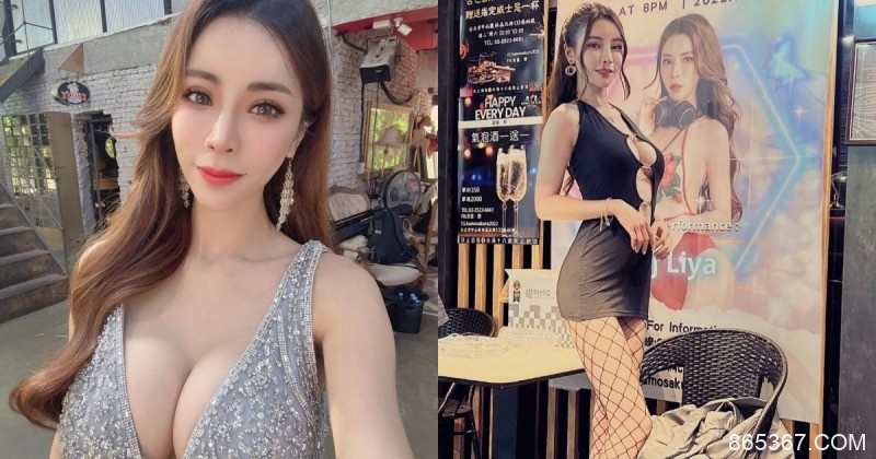被自己辣到流鼻血！「Angel Liya」性感洋裝中路大開，「渾圓美乳＋網襪辣腿」太犯規