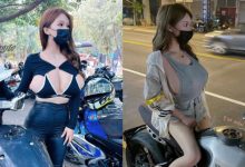 苗栗車聚驚見重量級「豪乳女騎士」胸前自備兩顆安全氣囊-博狗扑克 蜗牛扑克 德州扑克跟我学