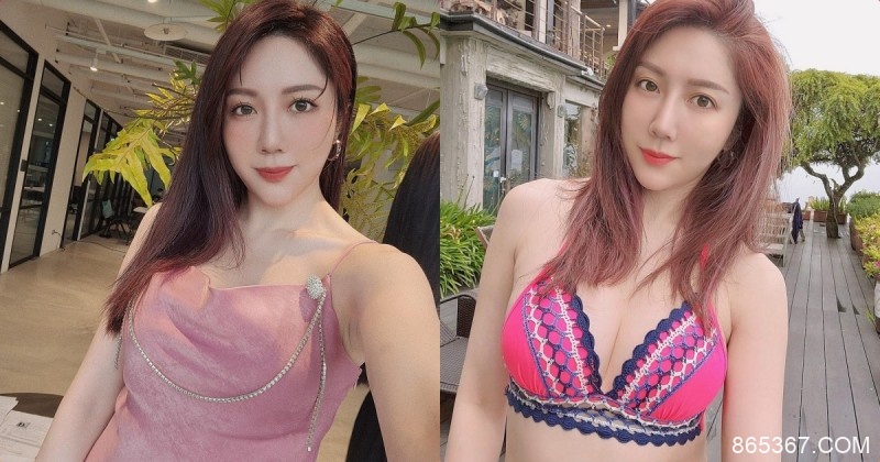 辣模「Jeannine 珍琳」粉色比基尼好火辣，「戶外視角」畫面太兇了！