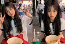 小吃攤的「制服正妹」顏值超可愛,「稚嫩的萌萌表情」太誘人!-博狗扑克 蜗牛扑克 德州扑克跟我学