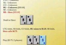 【EV扑克】牌局分析:翻牌圈中对加听花,直接加注冲?-博狗扑克 蜗牛扑克 德州扑克跟我学