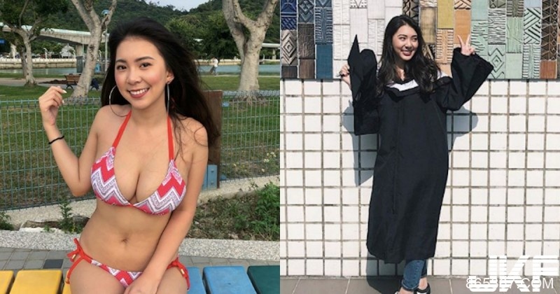 學姊這樣太兇！淡江「法文系學姊」比基尼不得了，「航母級長輩」玩水自帶超強浮力球！