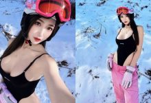 混血正妹「金娜娜」滑雪裝備有夠辣!「爆乳高衩連身衣」秀白嫩美體好犯規-博狗扑克 蜗牛扑克 德州扑克跟我学