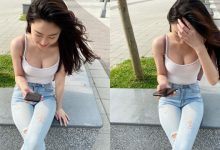 路邊捕捉「爆乳正妹」Vera滑手機!風吹過來都有清香,白色小背心誰能不愛~-博狗扑克 蜗牛扑克 德州扑克跟我学