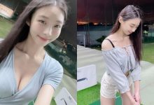 正妹「凡凡Stella」打球畫面好深V,「揮桿姿勢」粉絲狂按讚!-博狗扑克 蜗牛扑克 德州扑克跟我学