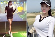 高爾夫球場「超胸辣妹」美腿視角太犯規!迷人的揮桿姿態讓人瞬間戀愛-博狗扑克 蜗牛扑克 德州扑克跟我学