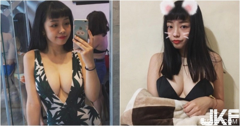 奶夠大才能當朋友！妹子「中路大開」上街！好姐妹的上圍也猛猛der