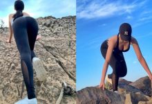 就是要跟在她後面!巨乳高挑妹子「品妍」緊身褲登山展現蜜桃臀-博狗扑克 蜗牛扑克 德州扑克跟我学