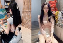 「小麻煩」背殺畫畫超氣質，轉身又是「雙峰殺」的奇景！-博狗扑克 蜗牛扑克 德州扑克跟我学