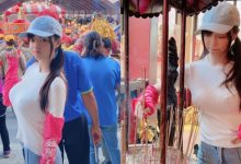 大甲媽祖繞境隊伍驚見重量級G奶妹「郭鬼鬼」挺著滿滿誠意進香-博狗扑克 蜗牛扑克 德州扑克跟我学