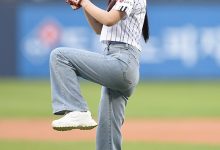 韩国女艺人金诗雅担任职业棒球比赛开球嘉宾-博狗扑克 蜗牛扑克 德州扑克跟我学