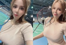 羽球場「巨乳正妹」邀你一起打！陳香菱超惹火「豐滿上圍」讓網友忍不住：不如打別的-博狗扑克 蜗牛扑克 德州扑克跟我学