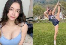 台美混血辣模「毛咪Catty」森林裡秀一字馬！超短真理褲露「白嫩蜜腿」！-博狗扑克 蜗牛扑克 德州扑克跟我学