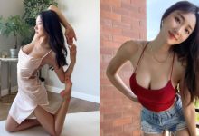 「陽光氣質妹」高難度姿態狂擺，「軟嫩雙峰」不用傾倒就現形-博狗扑克 蜗牛扑克 德州扑克跟我学