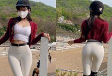 馬術場驚見「小隻馬翹臀妹」，緊身裝勒出「美乳細腰」，網友：快來駕馭我吧！-博狗扑克 蜗牛扑克 德州扑克跟我学