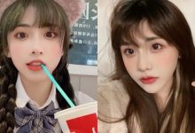 22歲可愛正妹「喝飲料太萌了」，綁辮子的造型太讓人戀愛！-博狗扑克 蜗牛扑克 德州扑克跟我学