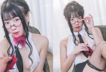 眼鏡妹「陳幽」黑網襪招待，挑逗棒來回「雪嫩美體」色求調教！-博狗扑克 蜗牛扑克 德州扑克跟我学