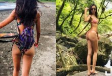 戶外系女孩94讚！登山溯溪都穿比基尼，「翹挺蜜桃臀」直接大方給欣賞！-博狗扑克 蜗牛扑克 德州扑克跟我学