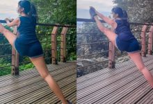 登山遇見「劈超開」一字馬正妹 原來是健身模特兒毛咪 Catty!-博狗扑克 蜗牛扑克 德州扑克跟我学