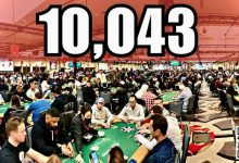 【EV扑克】WSOP史上最大!10043人参赛,1210万刀冠军奖金,3663人晋级Day3-博狗扑克 蜗牛扑克 德州扑克跟我学
