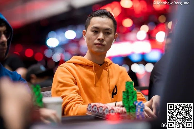 【EV扑克】2023WSOP | 主赛Day5战况惨烈，仅剩中国台湾帅小伙幸存，149人晋级Day6